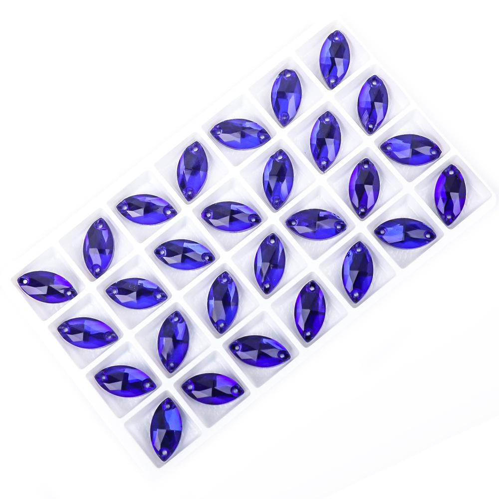 Wei Chen Markis Strass Handsydd Platt Knapp för DIY Kvälls- och Bröllopsklänningsaccessoarer