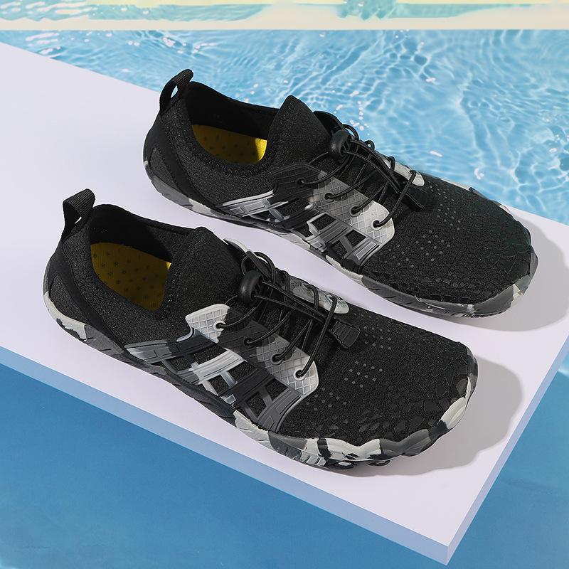Unisex Water Shoes: Quick-Dry Barefoot Five-Finger Shoes for Swimming, Snorkeling, Beach, & Cut-Resistant Outdoor Wading