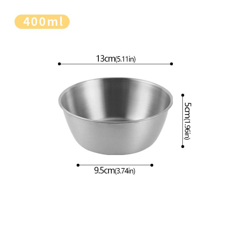 304 Nerezová miska na korejskou kuchyni pro domácnost s rukojetí Misky na rýžové víno Omáčka Kořenící pokrm Servírování jídla Kuchyňské nádobí