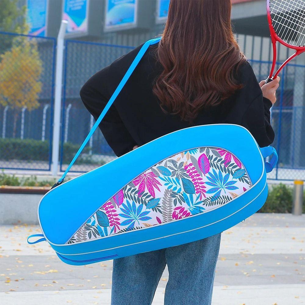 Multifunctional Badminton Racket Handbag Shoes Compartment Carrying Handbag  for Men and Women