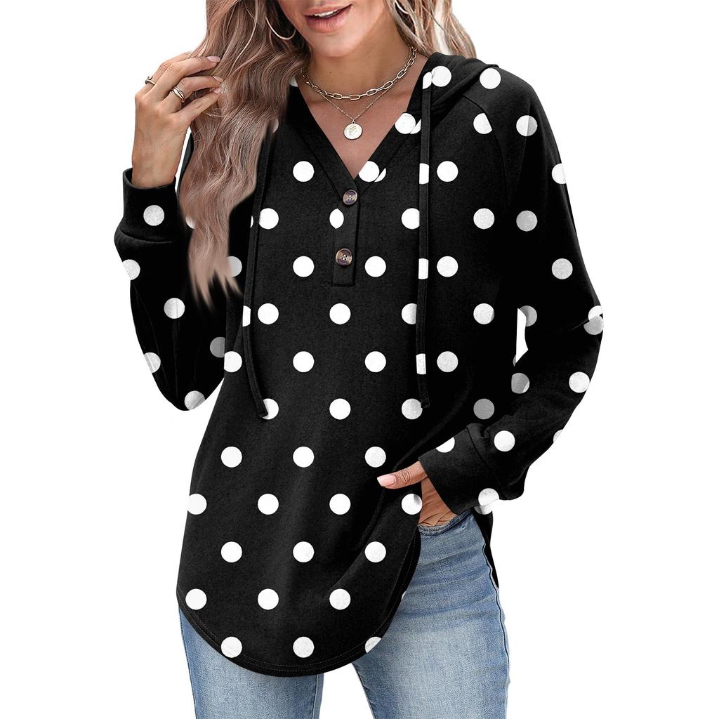 Women's Fashion Women's Lightweight Long Sleeve Pullover With Pockets Preppy Graphic Hoodie
