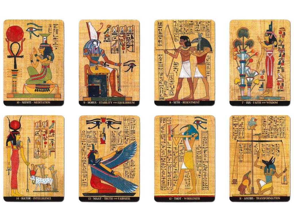 Nichiyu Oracle Cards, 36 Cards, Fortune Telling [Authentic] [Egyptian Gods Oracle Cards] "Ancient Egyptian Oracle Cards
