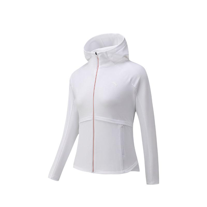 Anta Training Series Hooded Solid Color Casual Versatile Warm Sports Jacket Women jackets 162617716-1 S