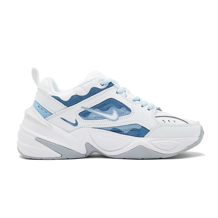 Nike M2K Tekno Height Increasing Height Increasing Low Top Chunky Sneakers Women's White AO3108-100(TeamS-)