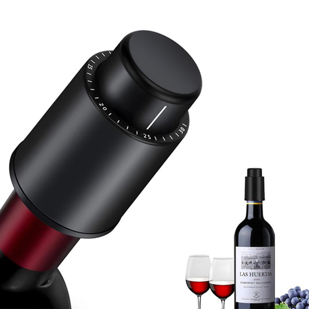 Reusable Vacuum Wine Bottle Stopper Sealed Storage Vacuum Memory Wine Stopper Push Style Bar Tools Barware  Wine Cork