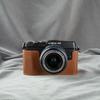 Leather Camera Bag Half Base Body Case Cover For OLYMPUS PEN E-P5 Vintage Protective Case Camera Photography Accessories