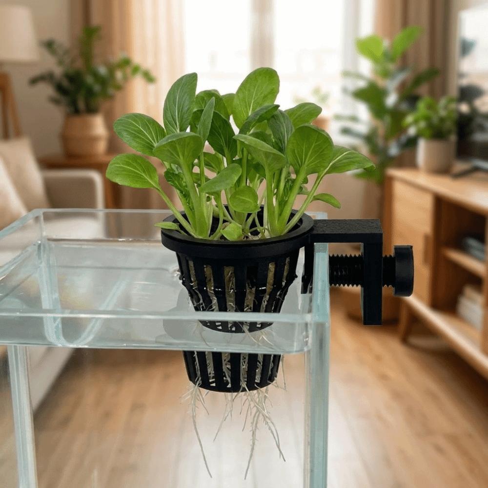 Top Hanging Fish Tank Greenery Holder Soilless Cultivation Aquarium Planter Cups Landscaping