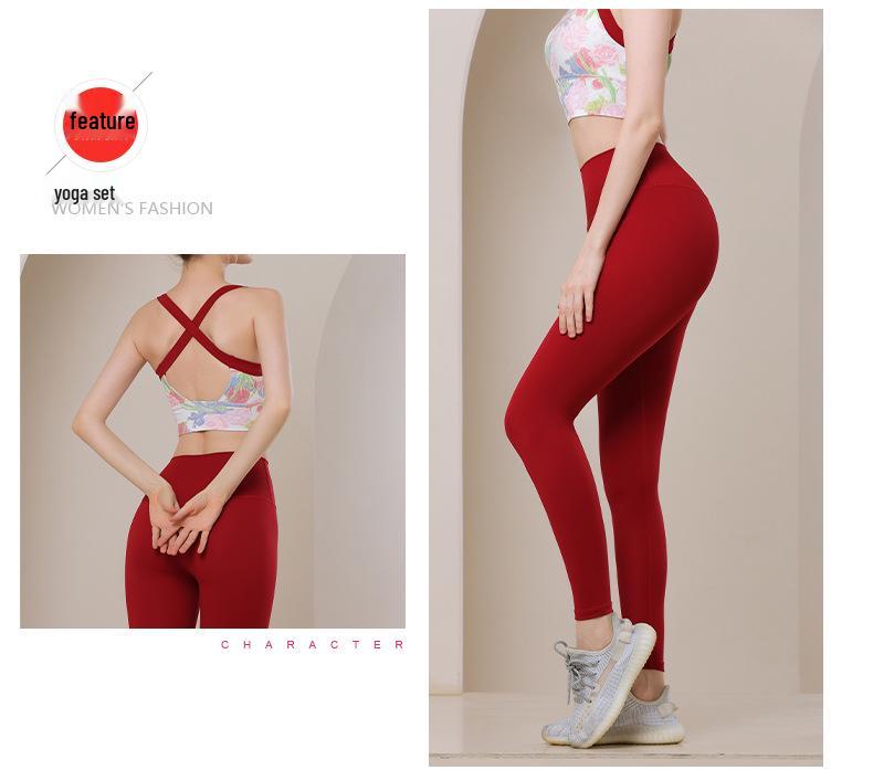 Ruched Yoga Suit Set: Yoga Top, Hip-Lifting High-Waisted Leggings, Fitness Bra