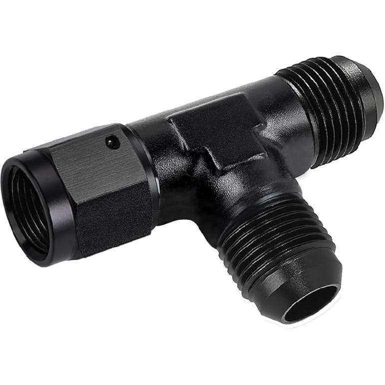 2 Packs 6AN Male Flare to 1/4" NPSM Transmission Cooler Adapter Fitting, 6An Fitting, AN6 Transmission Fitting Fits 200-4R, 700R4, TH350, TH400,