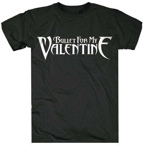 

Футболка с логотипом Bullet My Valentine, сувенир с металлической лентой