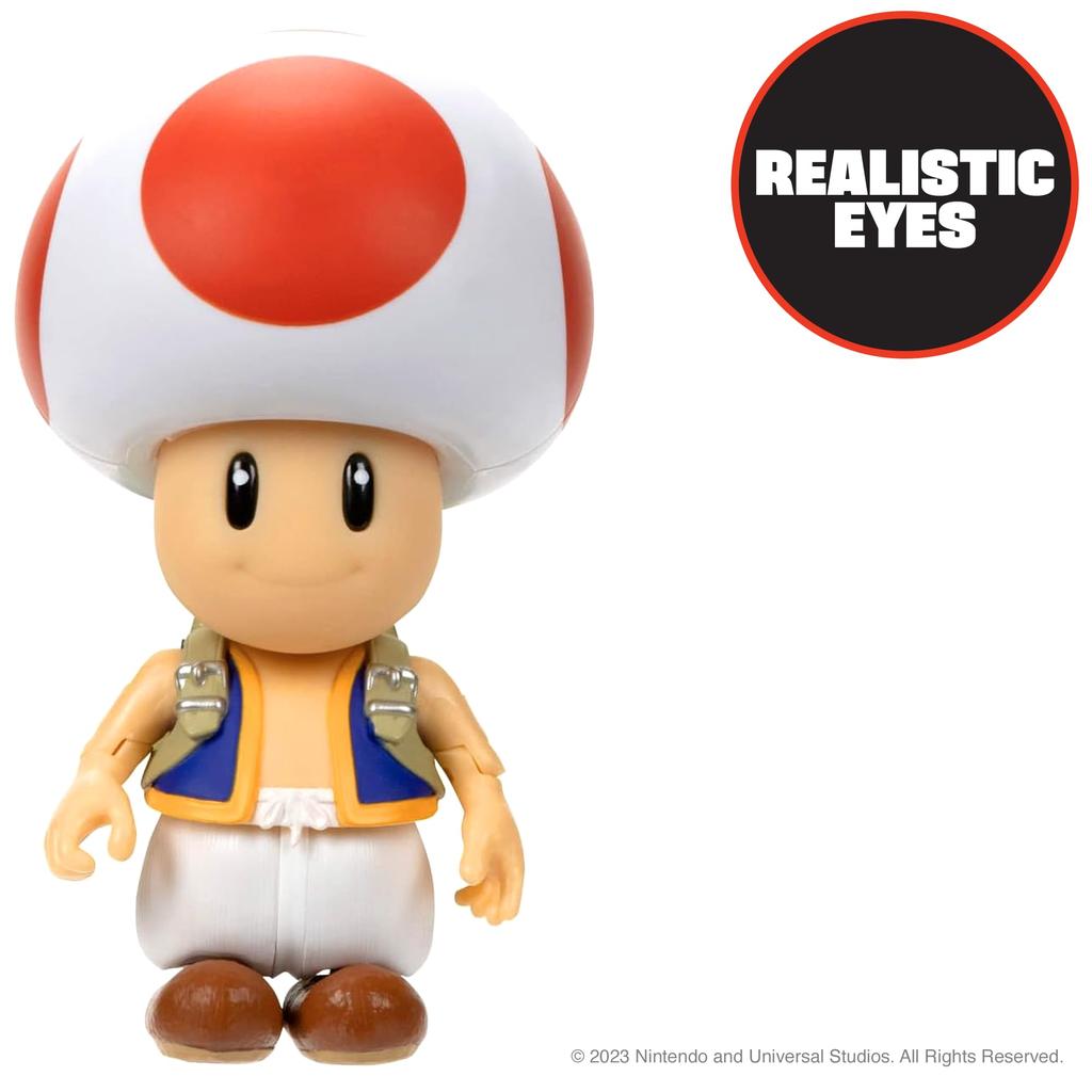The Super Mario Movie Action Bros. 5-inch Figure/Toad