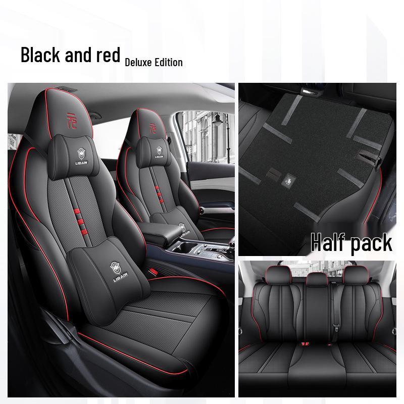 BYD Yuan Plus Universal Car Seat Cover - Four Seasons Breathable Leather Full Surround Cushion