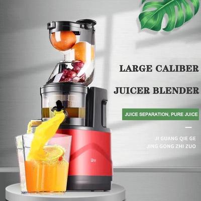 Licuadora de Jugos Doméstica de 150W Extractor de Jugos de Calibre Grande a Baja Velocidad Mezclador de Frutas Portátil Multifuncional