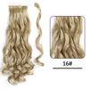 MISSQUEEN Women Fashion Long Wavy Ponytail Synthetic Fiber Natural Wavy Wrap Around Hair Extensions Daily Wear Long Wavy Hairpiece