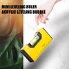 100mm Portable Magnetic Pocket Level High-precision Aluminum Structure Spirit Bubble Level Horizontal Level for Daily Use