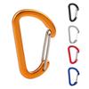 Outdoor Climbing Camping Stainless For MI-ni Carabiner Spring Hook Clip Keychain