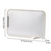 Cutting Board Double Sided Stainless Steel Cutting Board for Kitchen Food Grade PP Non-Slip Easy Clean Chopping Quick Defrosting