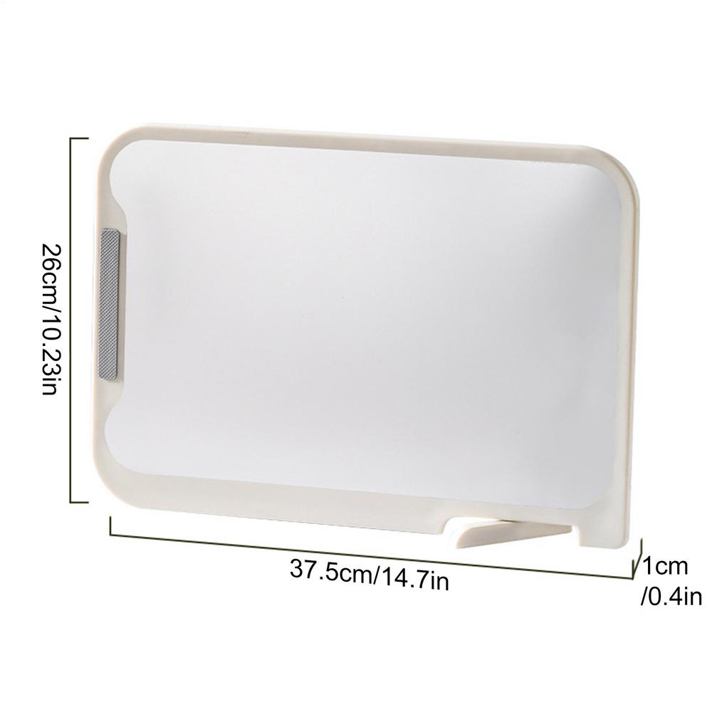 Cutting Board Double Sided Stainless Steel Cutting Board for Kitchen Food Grade PP Non-Slip Easy Clean Chopping Quick Defrosting