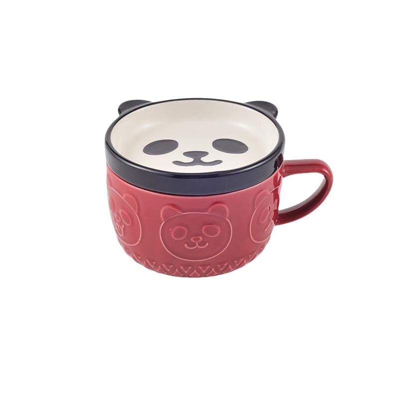 Duoli Cute Panda Ceramic Mug Set