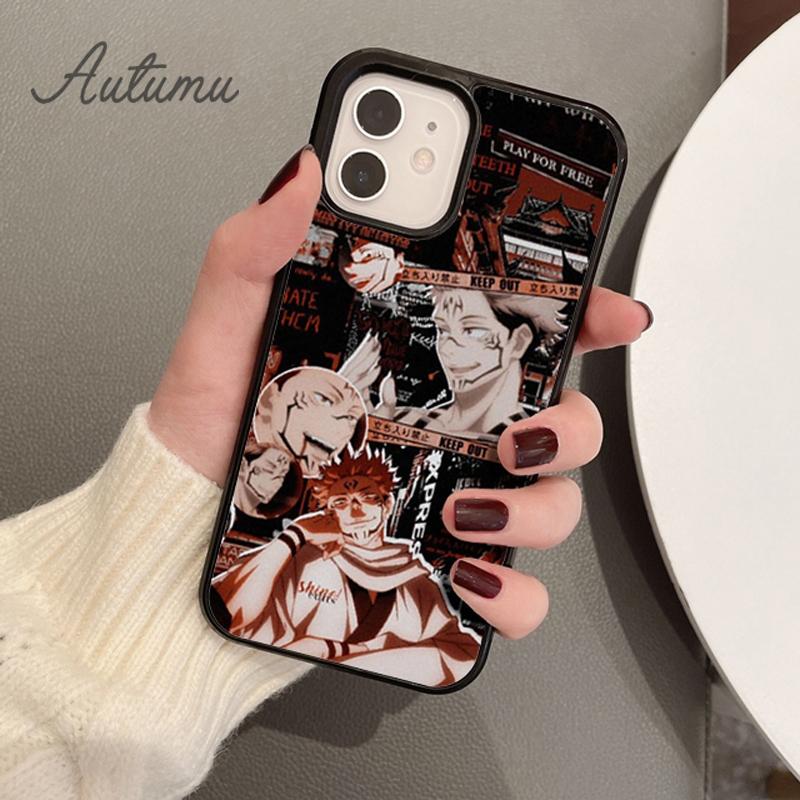 Jujutsu Kaisen Satoru Gojo Handyhülle für iPhone 11 12 13 14 Pro Max mini XR XS SE 2020 6S 7 8 Plus Samsung Galaxy S21 S22 Hülle