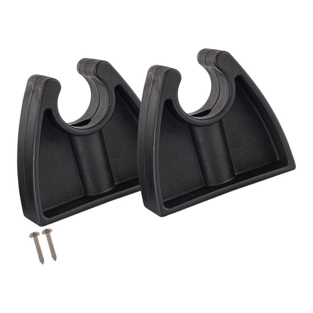 2Pcs Multipurpose Yacht Organizer Clips Hold 3/4Inches Poles Deck Brushes and Other Poles Tool Organization