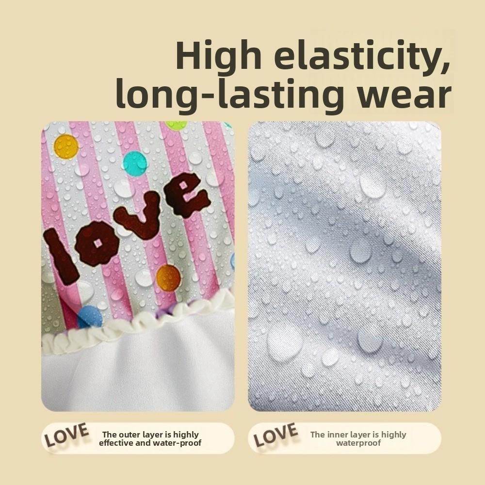 2PCS Comfortable Hair Protection Cap Reusable Bath Cap Practical Hair Caps  Shower Use