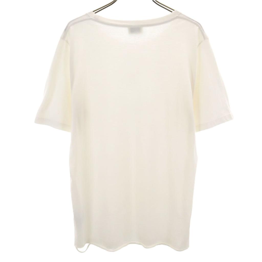 SAINT LAURENT made in Italy Short sleeve T-shirt M white Men's Used