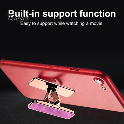 Phone Stand High Durability Self Adhesive Metal Folding Phone Adhesive Bracket Cell Phone Kickstand for Dorm