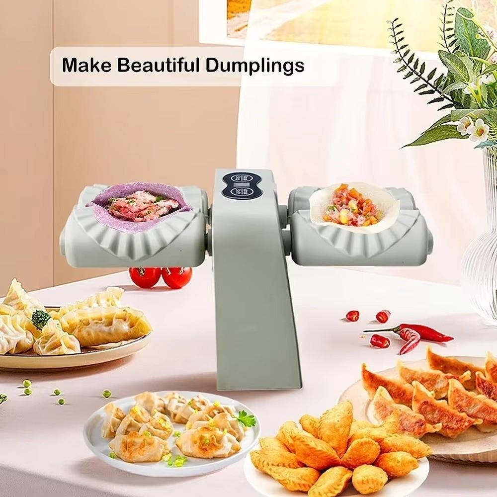 Elektrische Teigtaschenformmaschine DIY Doppelkopf-Teigtaschenform Küchen-Anfänger