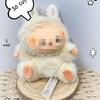 Cute Rabbit Plush Doll Vinyl Keychain Pendant