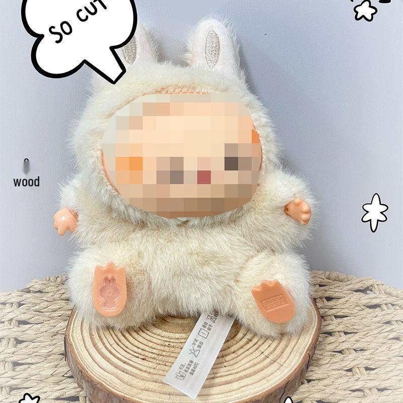 Cute Rabbit Plush Doll Vinyl Keychain Pendant