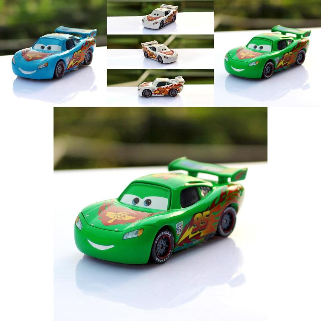Delightful Cars 95 Yellow Blue Green Mcqueen Alloy Childrens Toy Car Model For Joyful Playtime