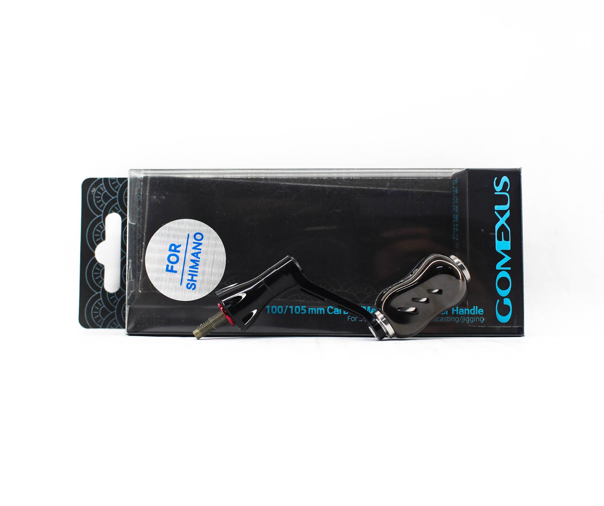 Poignée Carbone Gomexus 75mm Pour Moulinet Shimano (7x4mm) – LCS75D38BKBK, Noir, Ultra Confort