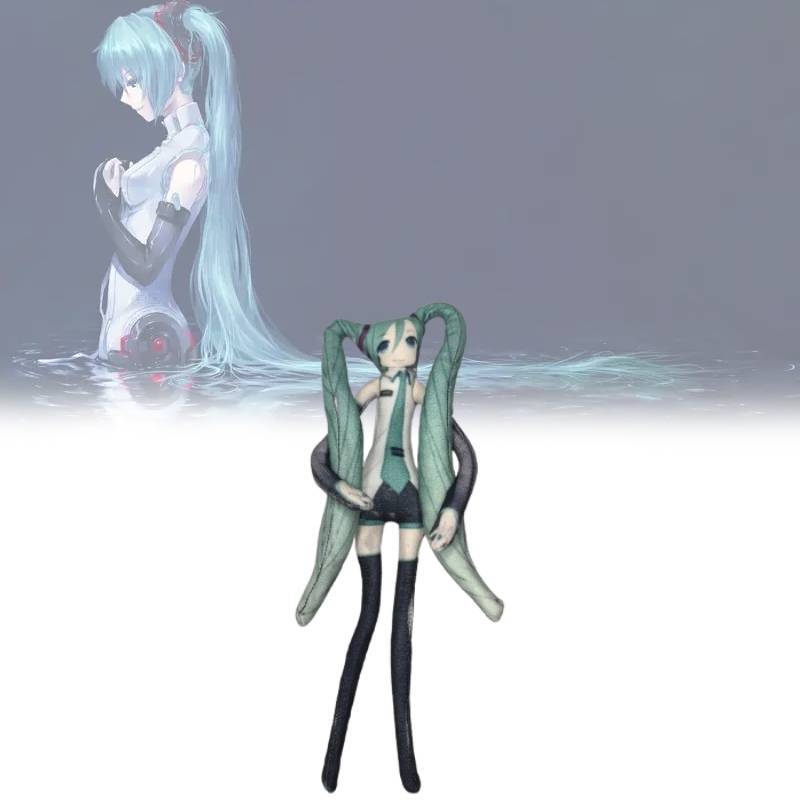 Hatsune Miku Plush Toy With Wire Skeleton For Collectors And Fans
