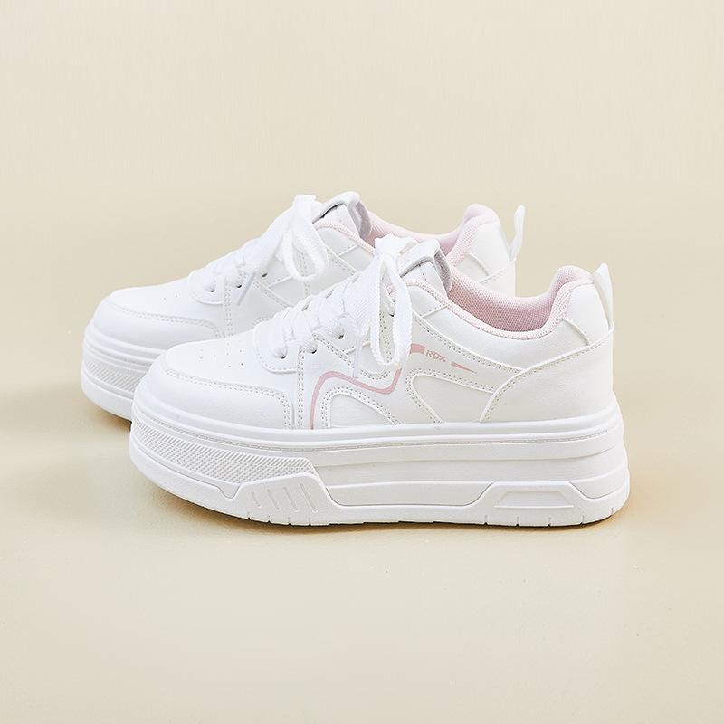 Fashion Womens Platform Sneakers 2025 Summer New Korean Version Comfort Breathable Casual Board Shoes Fashion Trend Running Shoes Women