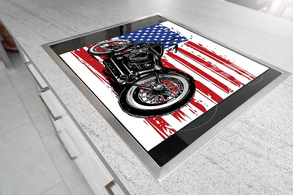 SZKLANA DESKA DO KROJENIA 52x40 MOTOCYKL