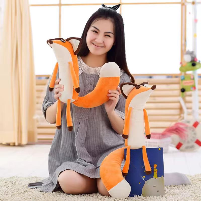 1pc 60cm Cartoon The Little Prince and The Fox Plush Doll Stuffed Animals Plush Education Toys for Babys Christmas Gifts