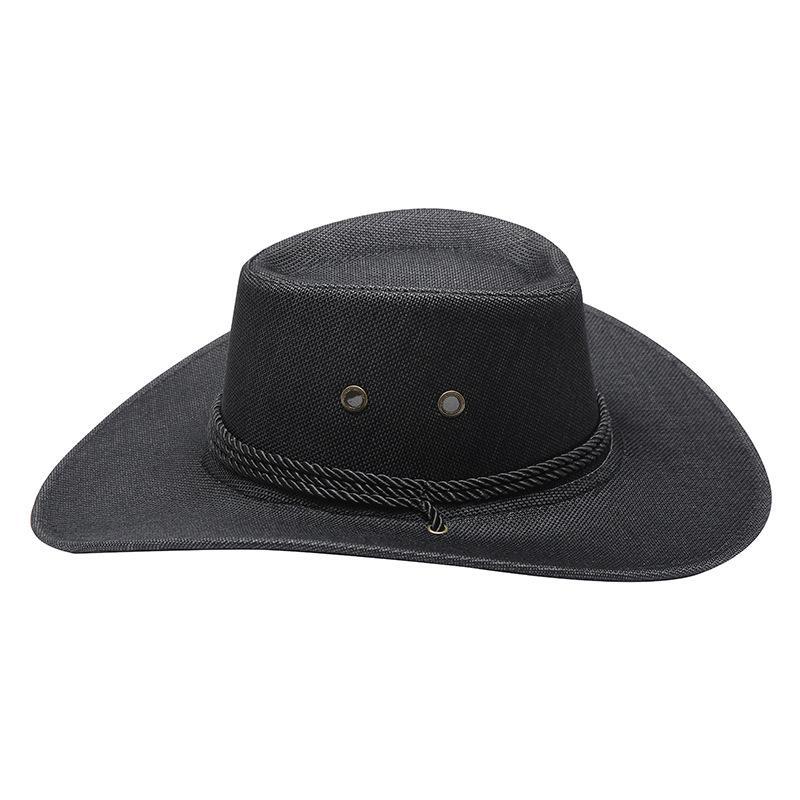 Western Cowboy Hat For Men Women Wide Brim Outdoor Travel Beach Sun Hat