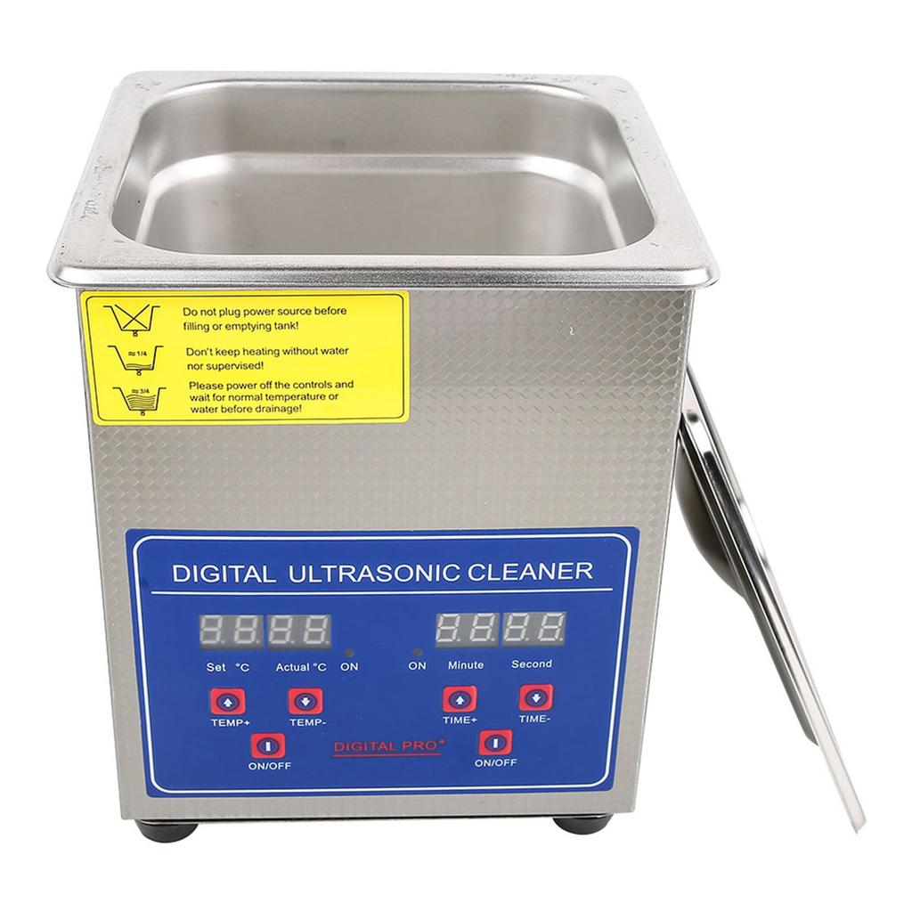 2L Stainless Steel Digital Ultrasonic Cleaning Machine Ultrasonic Bath Heater Timer