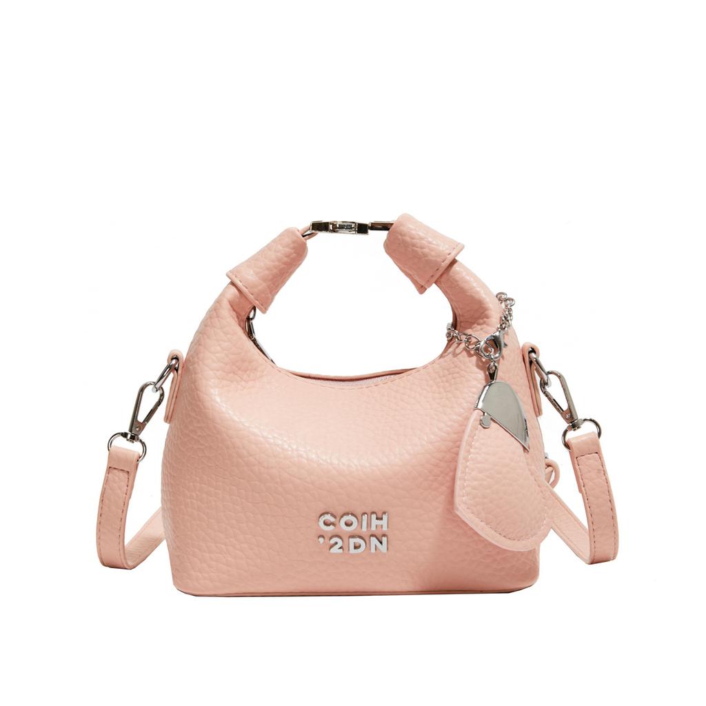 Niche Design Temperament Fashionable Lychee Pattern Wrist Bag Versatile High Sense Commuter Messenger Bag