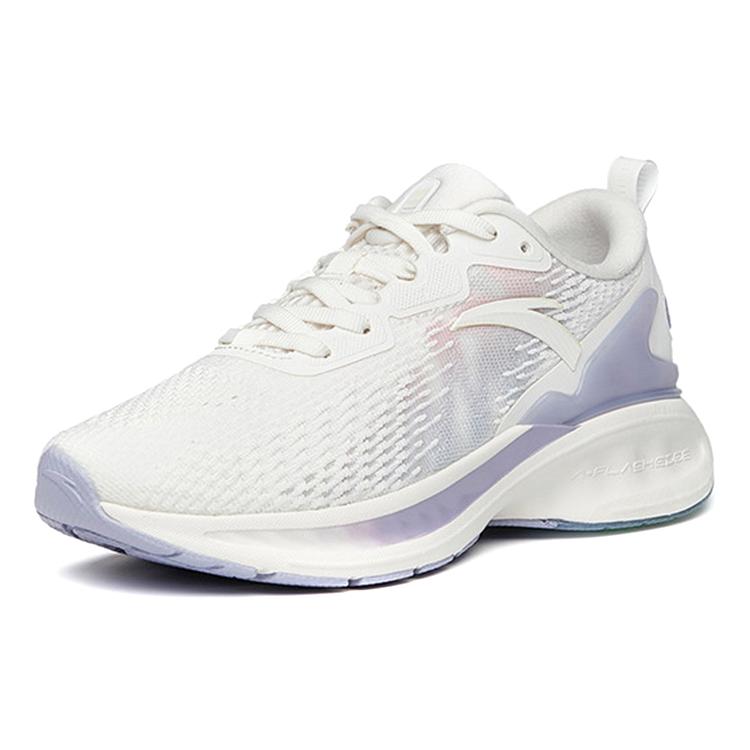 New Anta Tron 1.5 Big Data Cushioning Breathable Low Top Running Shoes Women's White Purple 122135586-9