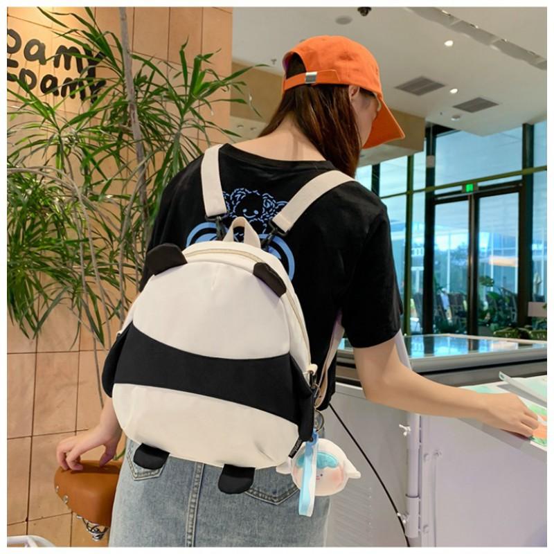 Panda Backpack Women's Japanese Cartoon Cute Ins Style Children's Small Fresh Light