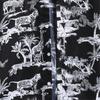 Men's Cardigan Short Sleeve Hawaiian Beach Flower Shirt Men's Turtleneck Shirt