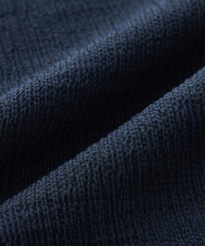 STCO Pleated Collar Short Sleeve T-Shirt_Navy (Oversized)_Stsxb32Osn
