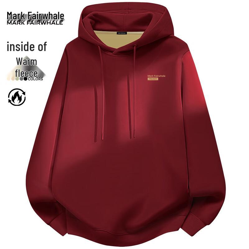 Mark Fairwhale Men's Oversize Fleece Lined Hoodie