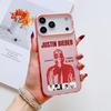 Singer J-Justin B-Bieber Phone Case For iPhone 17 16 15 14 13 12 11 Pro Max Air Matte Laser Aurora Shockproof Funda