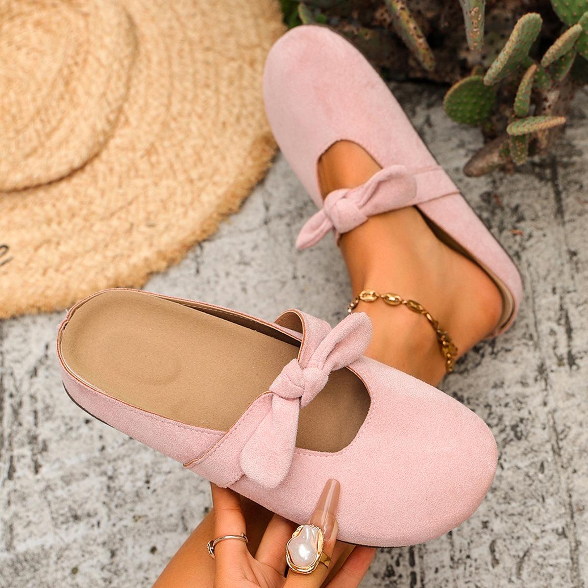 New Style Women s Sandals - High Heels, Breathable, Large Size, Casual Slip-on Shoes 36 розовый