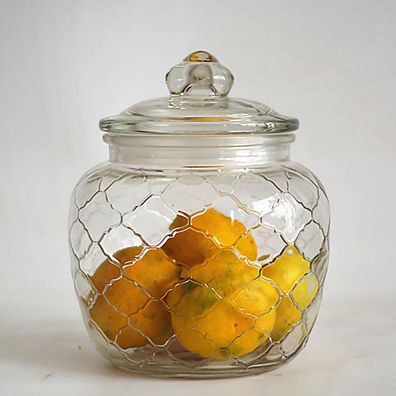 

ZISIZ Airtight Glass Food Storage Jar Set