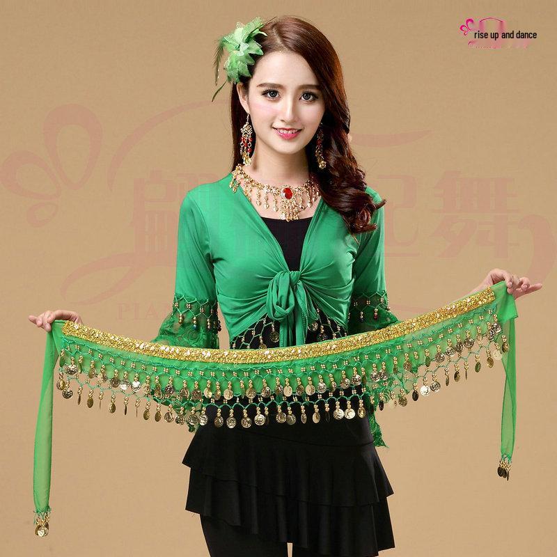 Indian Belly Dance Coin Waist Chain for Performance and Practice