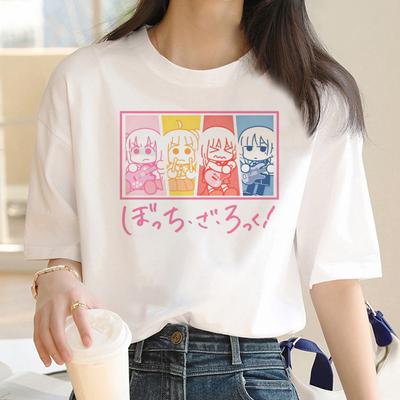 Bocchi the Rock T-Shirt Damen Anime T-Shirts weiblich Harajuku Manga lustige Kleidung